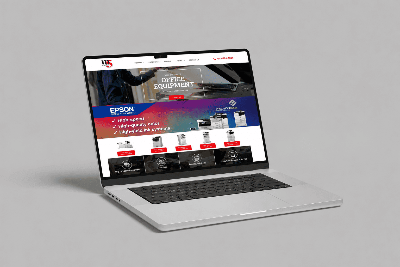 m5digital website development Ottawa Ontario